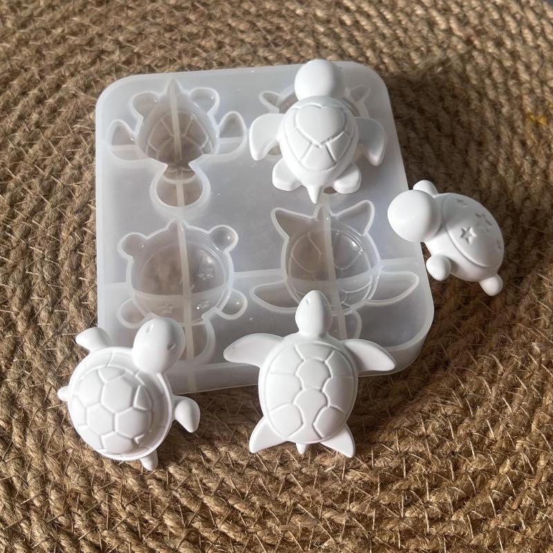 Mixing Cup Silicone - Moules en silicone pour quatre tortues,